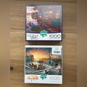 Two 1000 piece puzzles